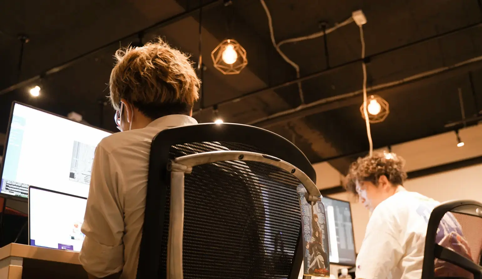 社員が作業している様子